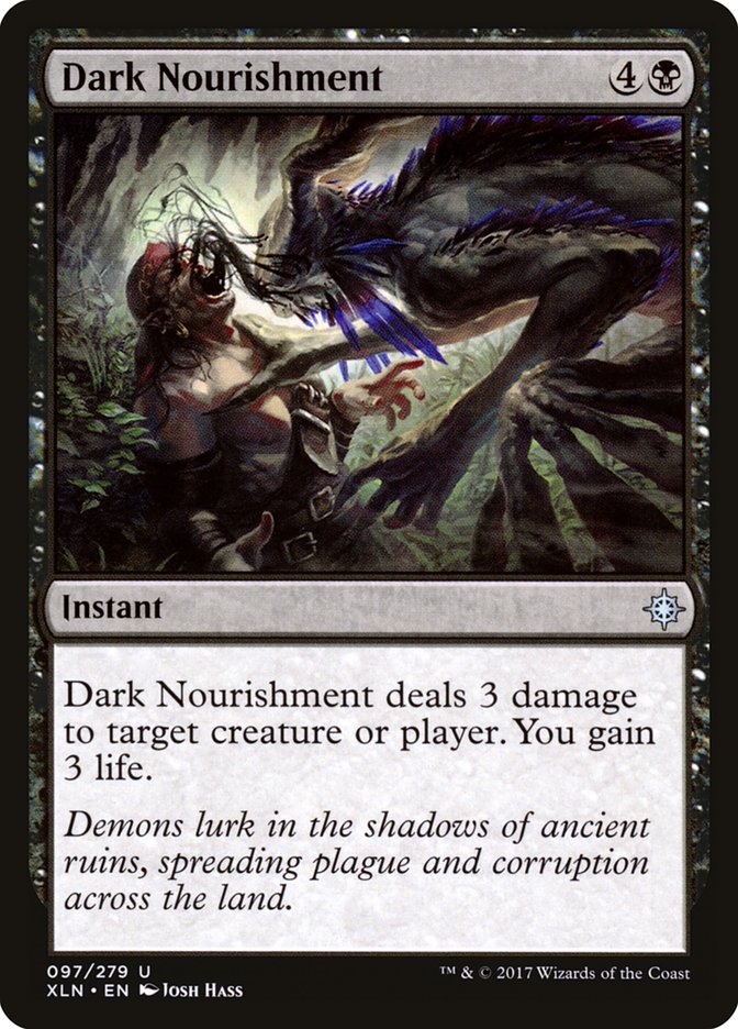 Dark Nourishment [Ixalan] | Event Horizon Hobbies CA