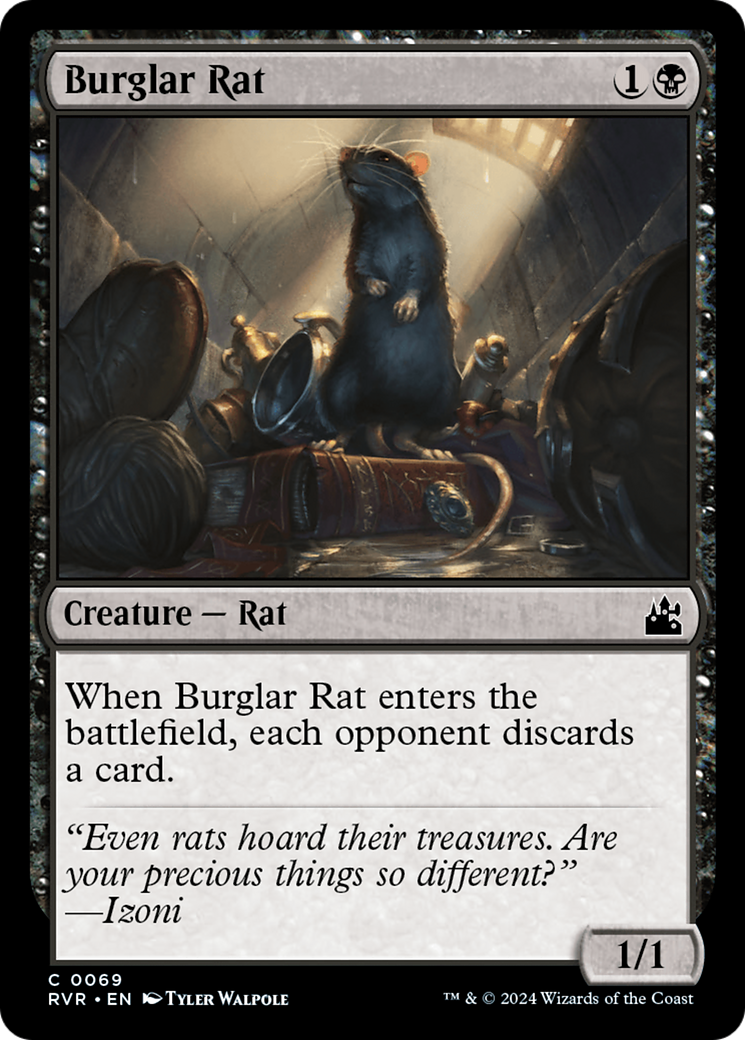 Burglar Rat [Ravnica Remastered] | Event Horizon Hobbies CA