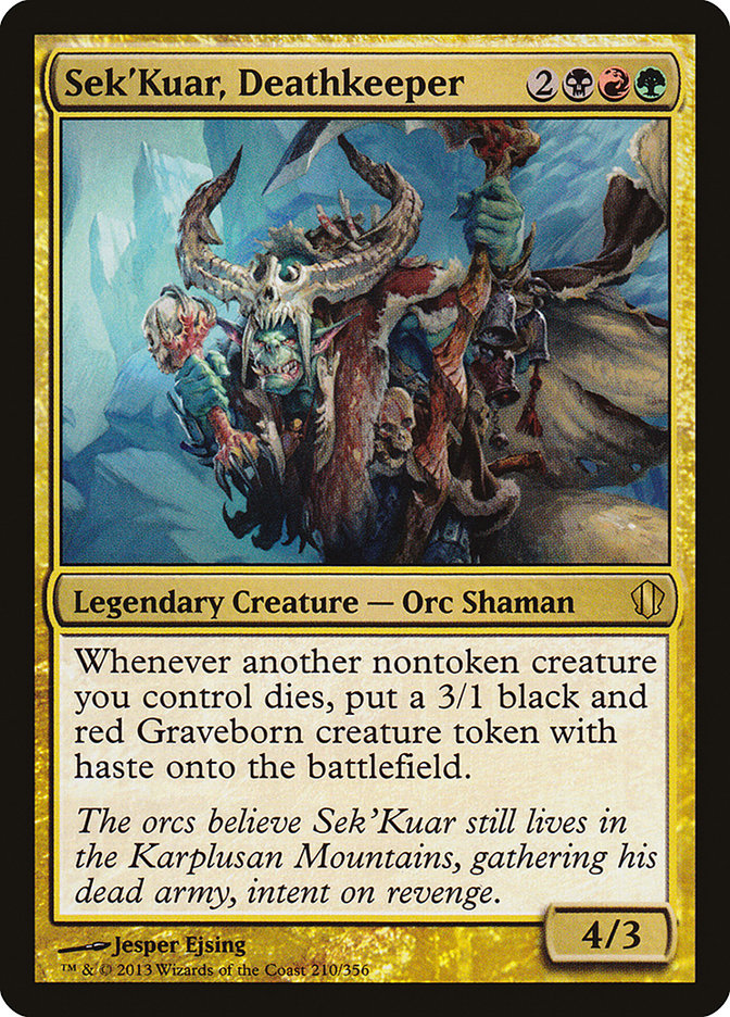 Sek'Kuar, Deathkeeper [Commander 2013] | Event Horizon Hobbies CA
