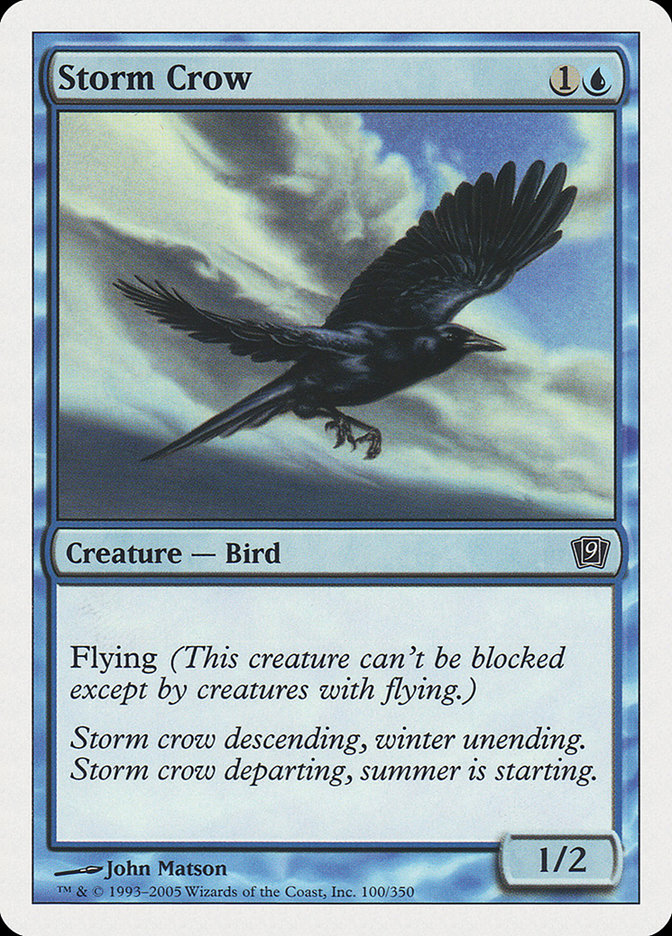 Storm Crow [Ninth Edition] | Event Horizon Hobbies CA