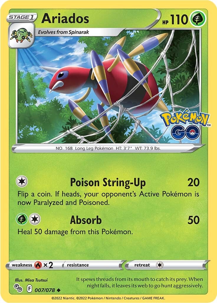 Ariados (007/078) [Pokémon GO] | Event Horizon Hobbies CA