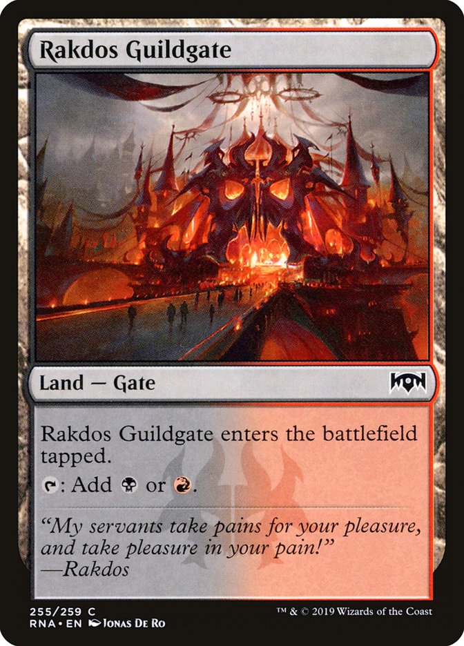 Rakdos Guildgate (255/259) [Ravnica Allegiance] | Event Horizon Hobbies CA