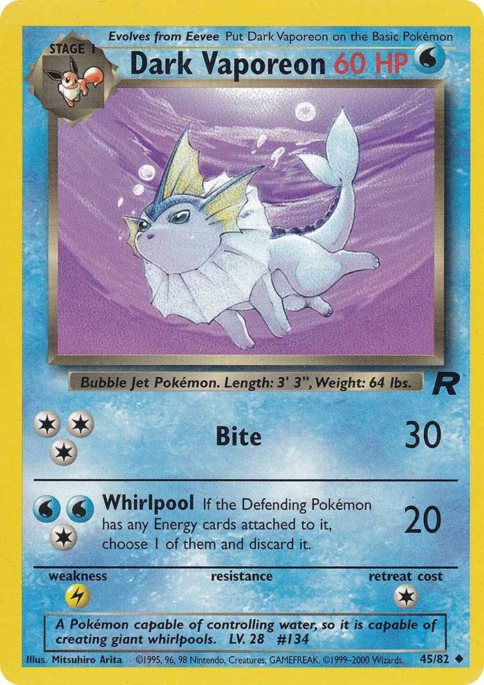 Dark Vaporeon (45/82) [Team Rocket]
