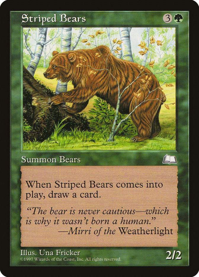 Striped Bears [Weatherlight] | Event Horizon Hobbies CA