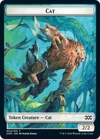 Cat // Copy Double-sided Token [Double Masters Tokens] | Event Horizon Hobbies CA