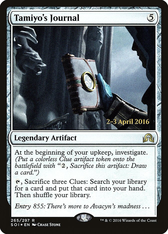 Tamiyo's Journal [Shadows over Innistrad Prerelease Promos] | Event Horizon Hobbies CA