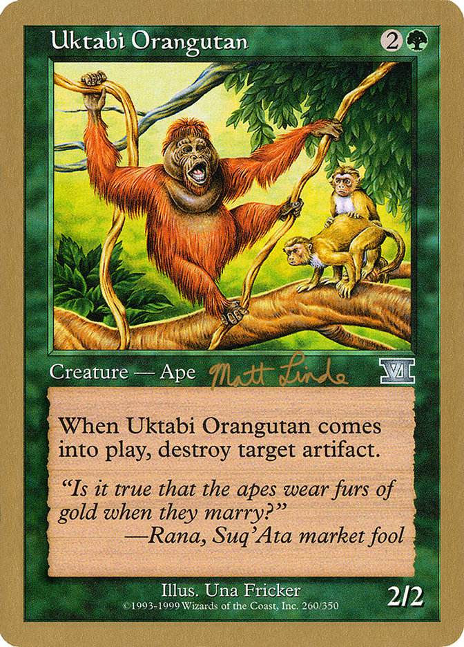 Uktabi Orangutan (Matt Linde) [World Championship Decks 1999] | Event Horizon Hobbies CA