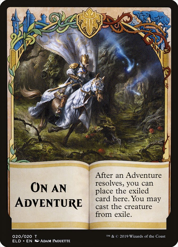 On an Adventure [Throne of Eldraine Tokens] | Event Horizon Hobbies CA