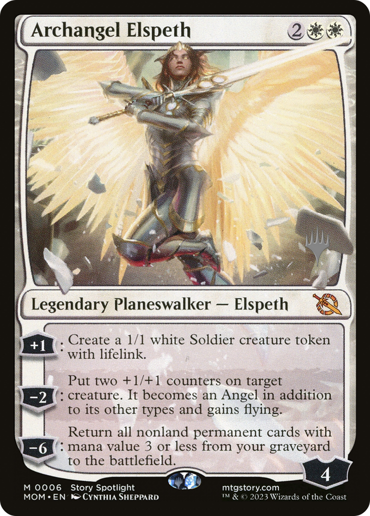 Archangel Elspeth (Promo Pack) [March of the Machine Promos] | Event Horizon Hobbies CA