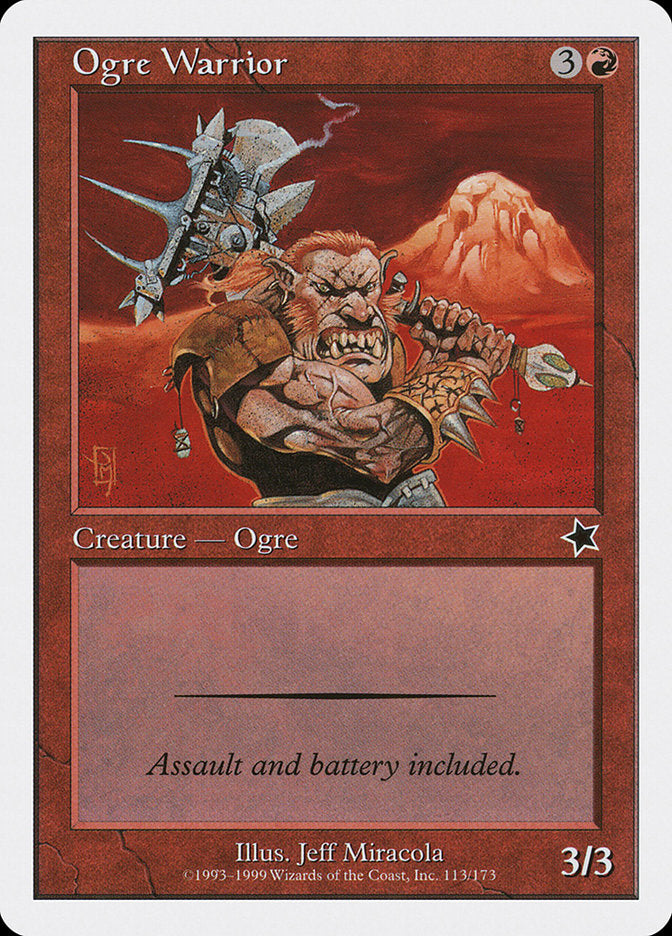 Ogre Warrior [Starter 1999] | Event Horizon Hobbies CA