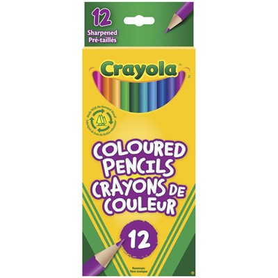 Crayola - Pencil Crayons, 12 Count | Event Horizon Hobbies CA