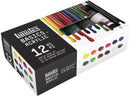 Liquitex Basics Acrylic Colours Set  (12x22mL)