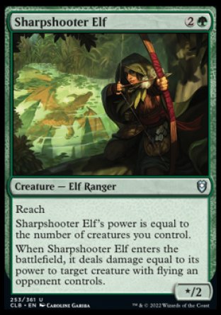 Sharpshooter Elf [Commander Legends: Battle for Baldur's Gate] | Event Horizon Hobbies CA