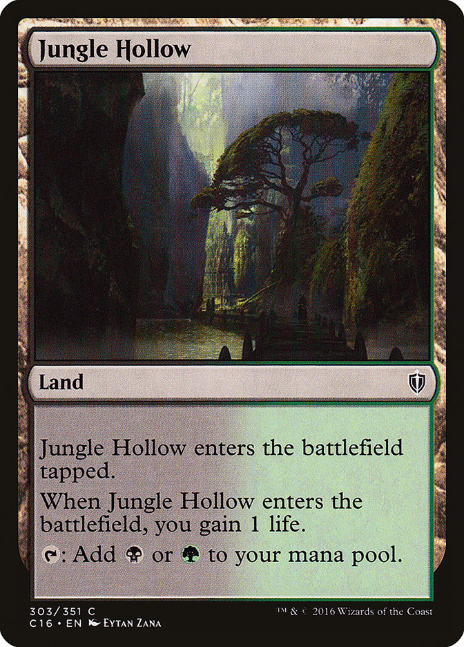 Jungle Hollow [Commander 2016] | Event Horizon Hobbies CA