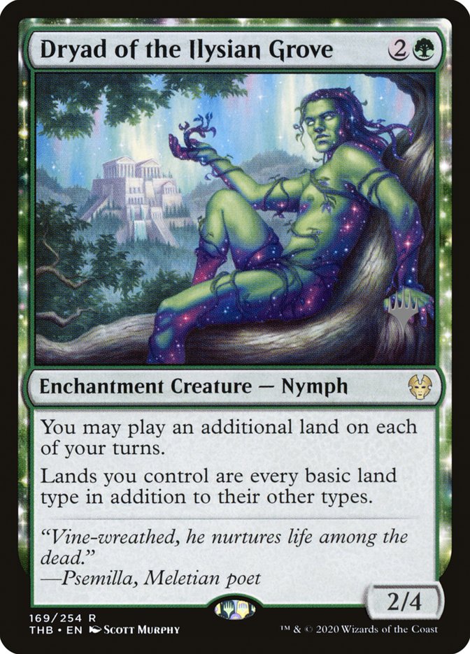 Dryad of the Ilysian Grove (Promo Pack) [Theros Beyond Death Promos] | Event Horizon Hobbies CA