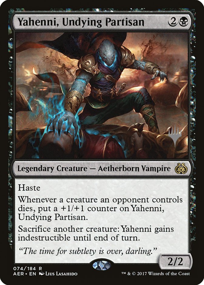 Yahenni, Undying Partisan (Promo Pack) [Aether Revolt Promos] | Event Horizon Hobbies CA