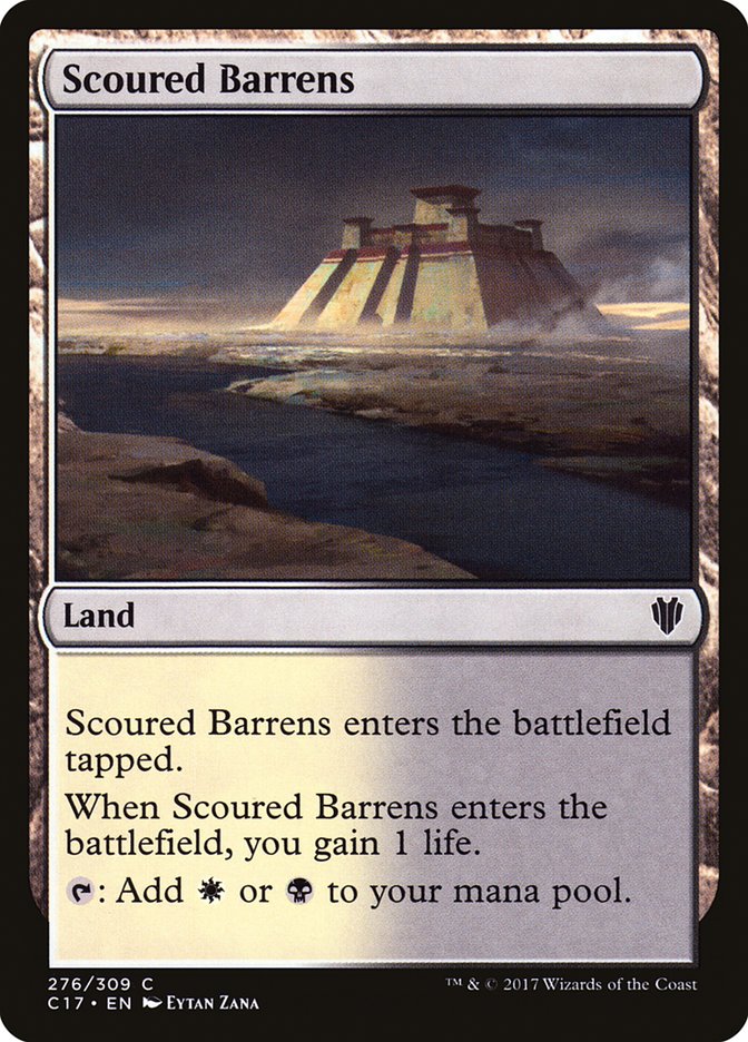 Scoured Barrens [Commander 2017] | Event Horizon Hobbies CA