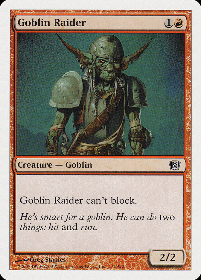 Goblin Raider [Eighth Edition] | Event Horizon Hobbies CA