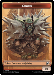 Goblin // Sliver Double-Sided Token [March of the Machine Commander Tokens] | Event Horizon Hobbies CA