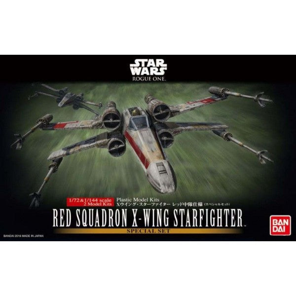 Model Kit - Bandai - Star Wars - Red Squadron X-Wing Starfighter | Event Horizon Hobbies CA