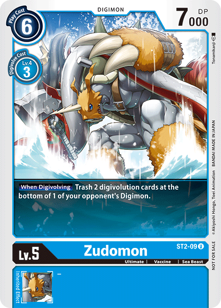 Zudomon [ST2-09] (Alternate Art) [Starter Deck: Cocytus Blue Promos] | Event Horizon Hobbies CA