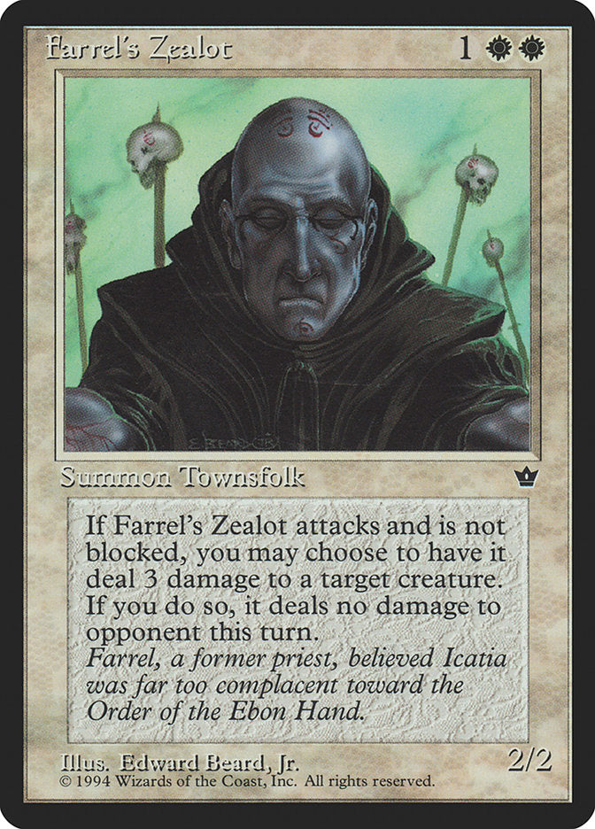 Farrel's Zealot (Edward P. Beard, Jr.) [Fallen Empires] | Event Horizon Hobbies CA