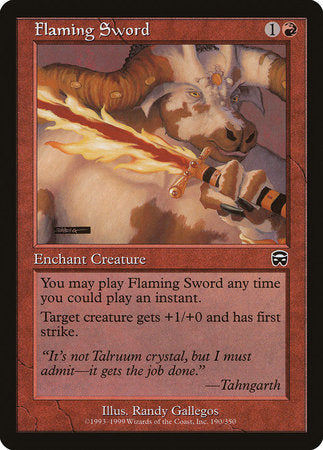 Flaming Sword [Mercadian Masques] | Event Horizon Hobbies CA