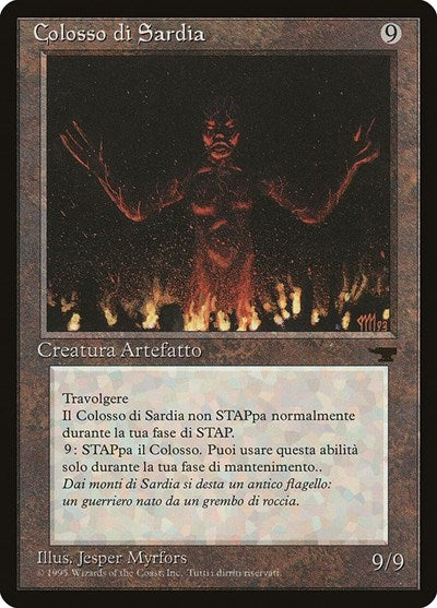 Colossus of Sardia (Italian) - "Colosso di Sardia" [Renaissance]
