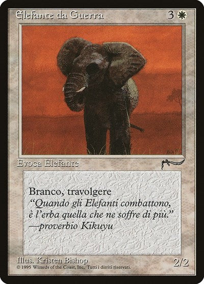 War Elephant (Italian) - "Elefante da Guerra" [Renaissance]