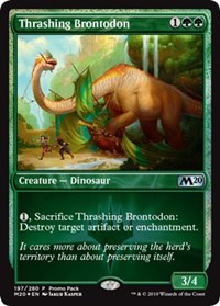 Thrashing Brontodon [Promo Pack: Core Set 2020] | Event Horizon Hobbies CA