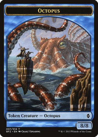 Octopus Token [Battle for Zendikar Tokens] | Event Horizon Hobbies CA
