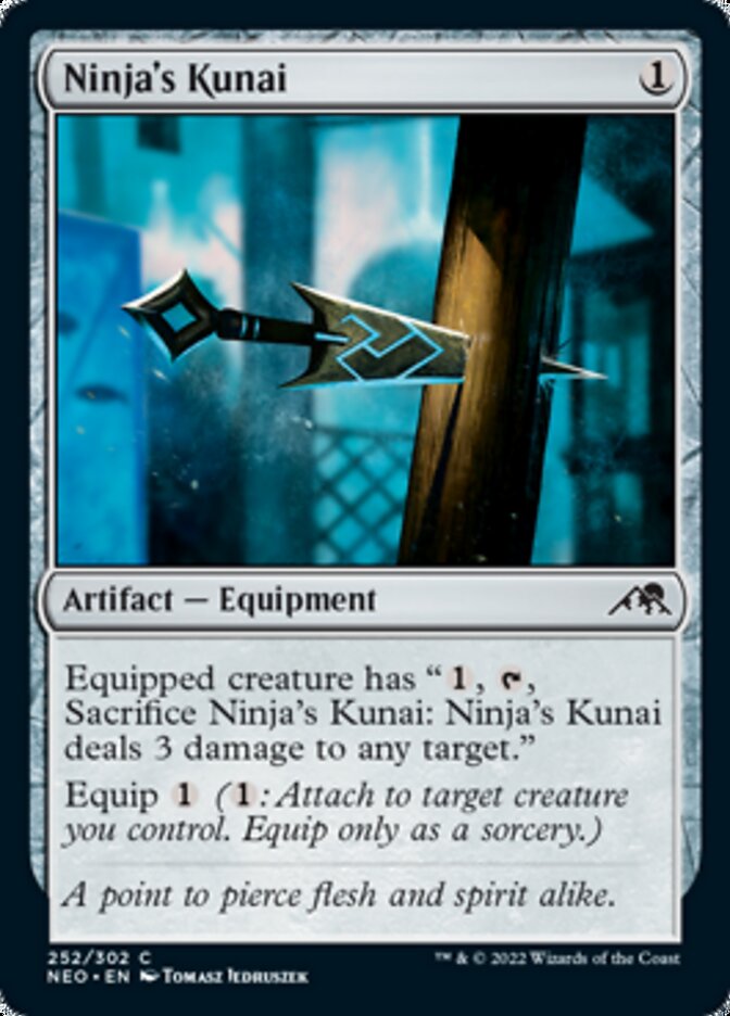 Ninja's Kunai [Kamigawa: Neon Dynasty] | Event Horizon Hobbies CA