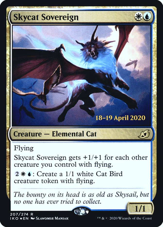Skycat Sovereign  [Ikoria: Lair of Behemoths Prerelease Promos] | Event Horizon Hobbies CA