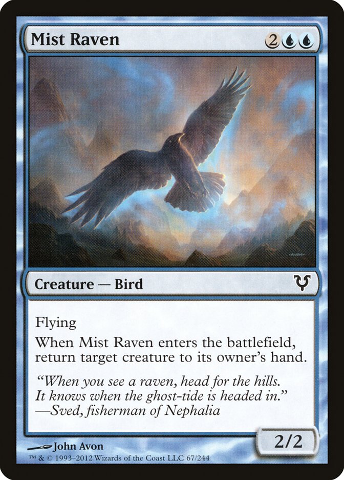 Mist Raven [Avacyn Restored] | Event Horizon Hobbies CA