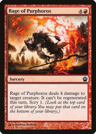 Rage of Purphoros [Theros] | Event Horizon Hobbies CA