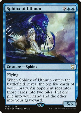 Sphinx of Uthuun [Commander 2018] | Event Horizon Hobbies CA