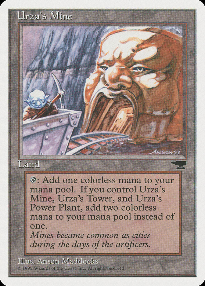 Urza's Mine (Mine Cart Entering Mouth) [Chronicles] | Event Horizon Hobbies CA