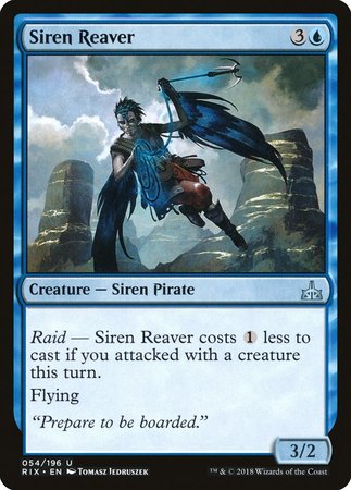 Siren Reaver [Rivals of Ixalan] | Event Horizon Hobbies CA