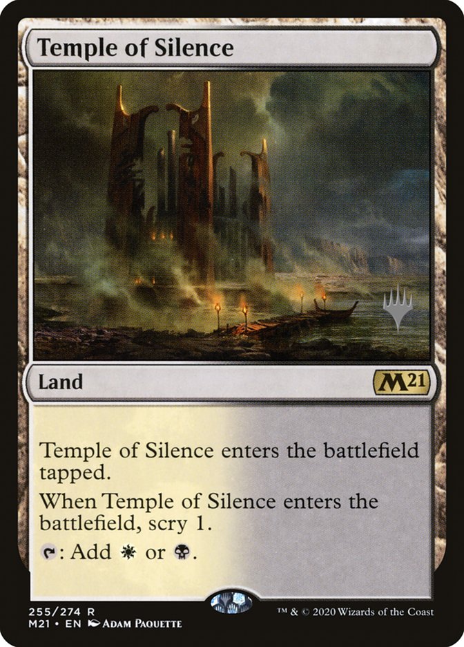 Temple of Silence (Promo Pack) [Core Set 2021 Promos] | Event Horizon Hobbies CA