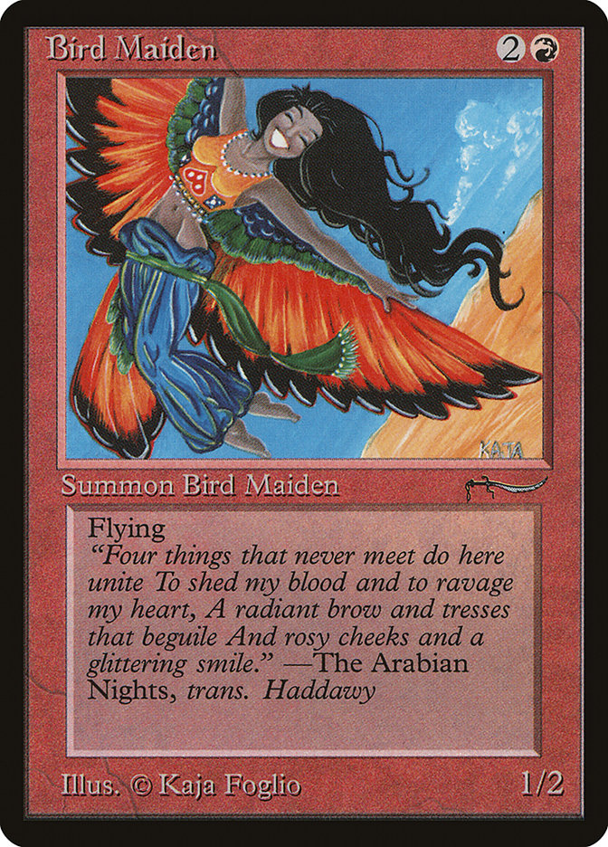 Bird Maiden (Light Mana Cost) [Arabian Nights] | Event Horizon Hobbies CA