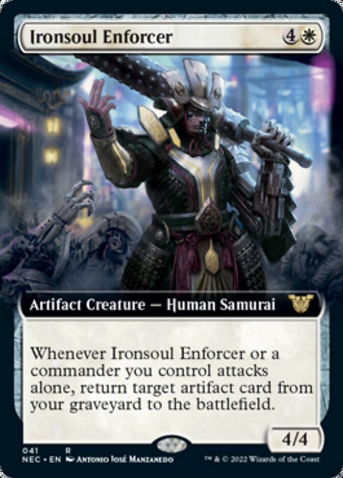 Ironsoul Enforcer (Extended) [Kamigawa: Neon Dynasty Commander] | Event Horizon Hobbies CA