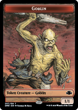 Goblin // Cat (008) Double-Sided Token [Dominaria Remastered Tokens] | Event Horizon Hobbies CA