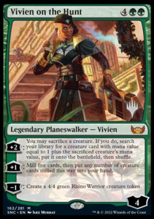 Vivien on the Hunt (Promo Pack) [Streets of New Capenna Promos] | Event Horizon Hobbies CA