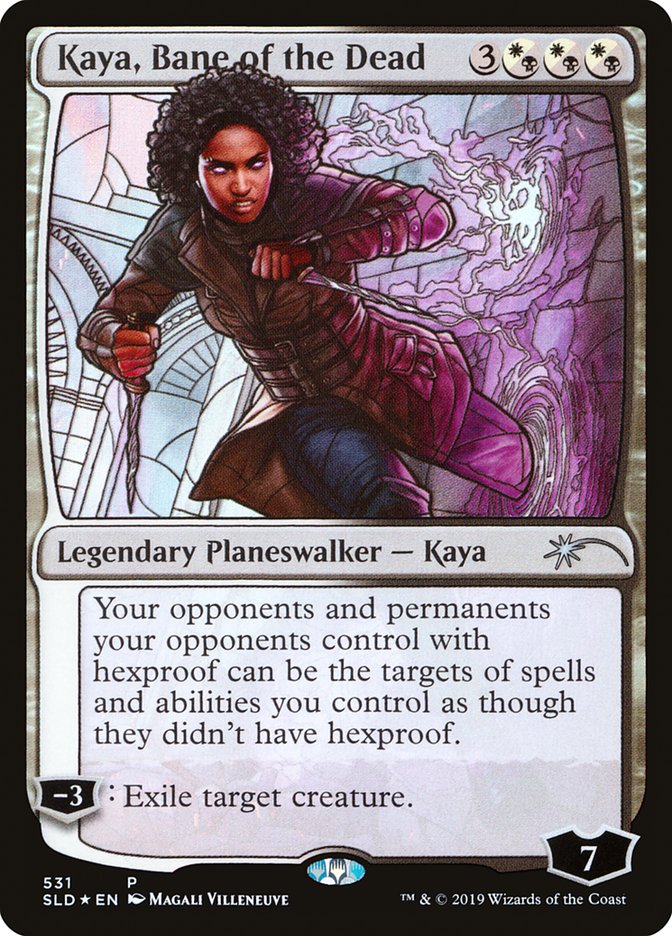 Kaya, Bane of the Dead (Stained Glass) [Secret Lair Drop Promos] | Event Horizon Hobbies CA