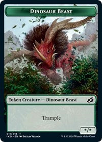 Dinosaur Beast Token [Ikoria: Lair of Behemoths] | Event Horizon Hobbies CA