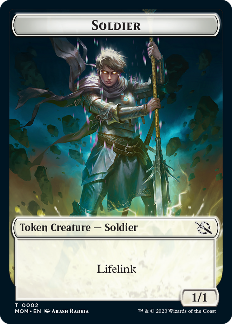 Soldier // Knight Double-Sided Token [March of the Machine Tokens] | Event Horizon Hobbies CA
