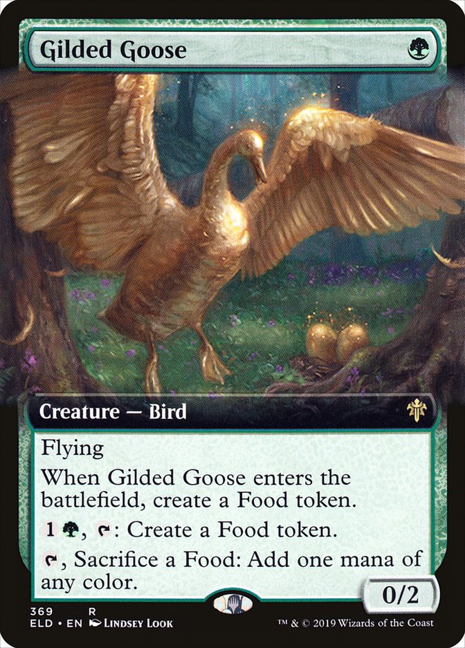 Gilded Goose (Extended Art) [Throne of Eldraine] | Event Horizon Hobbies CA