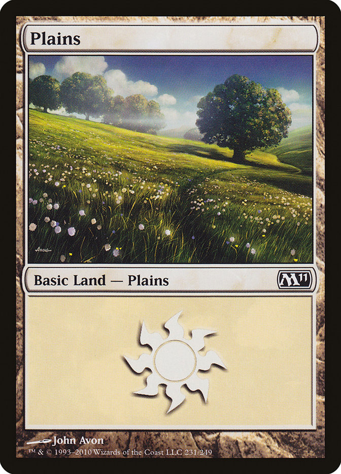 Plains (231) [Magic 2011] | Event Horizon Hobbies CA