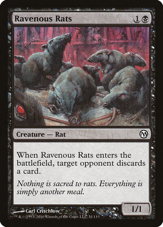 Ravenous Rats [Duels of the Planeswalkers] | Event Horizon Hobbies CA