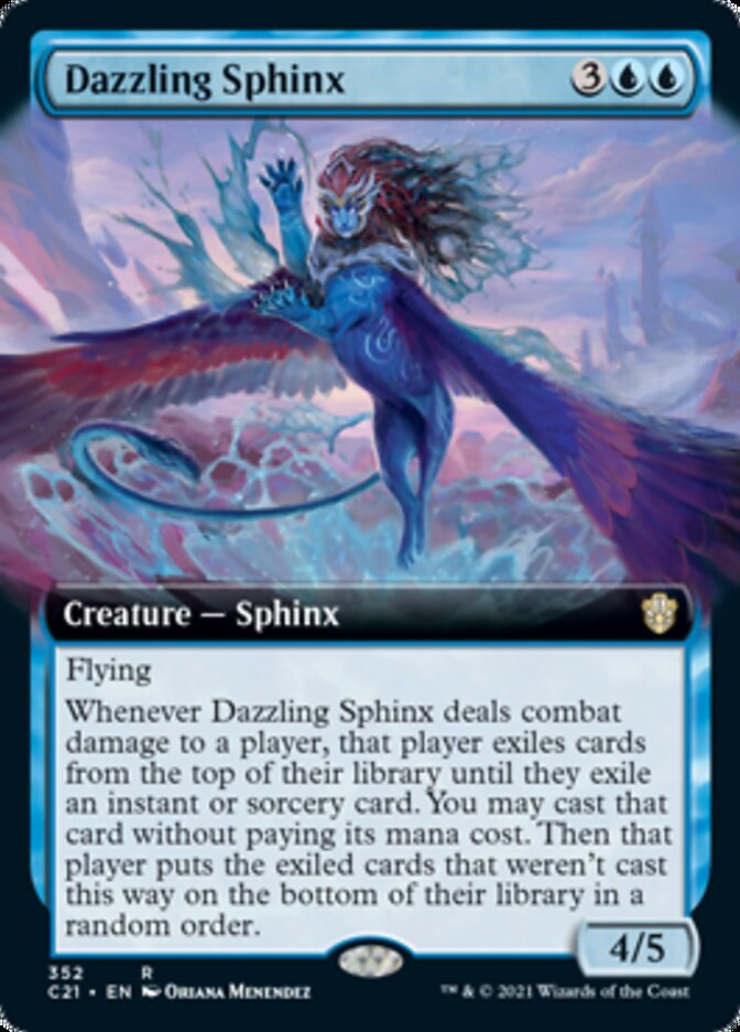 Dazzling Sphinx (Extended) [Commander 2021] | Event Horizon Hobbies CA
